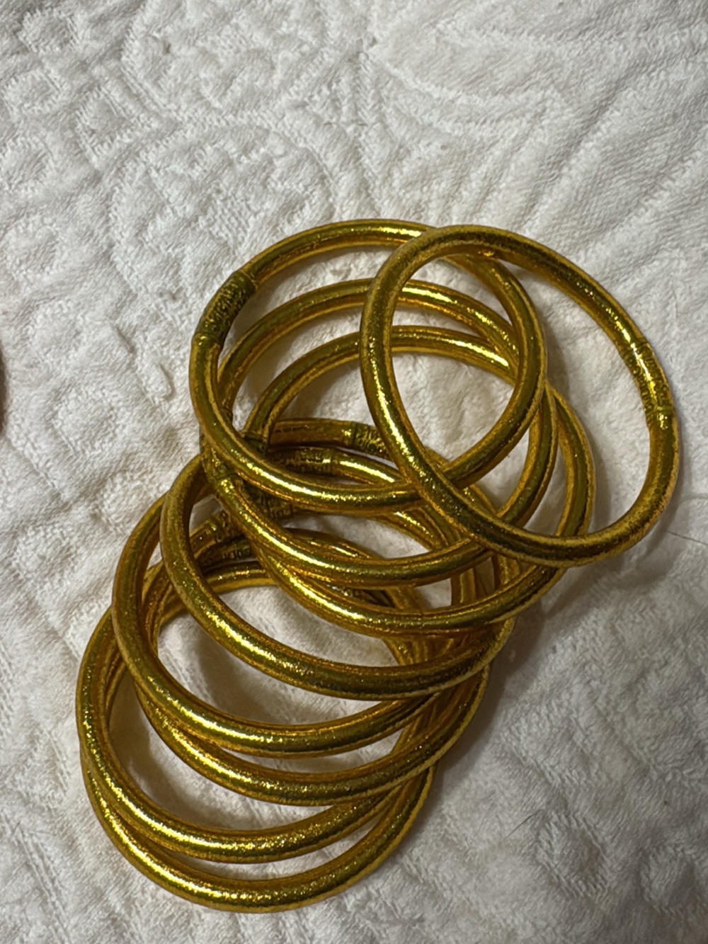 Budha girl Gold Bangle Bracelets